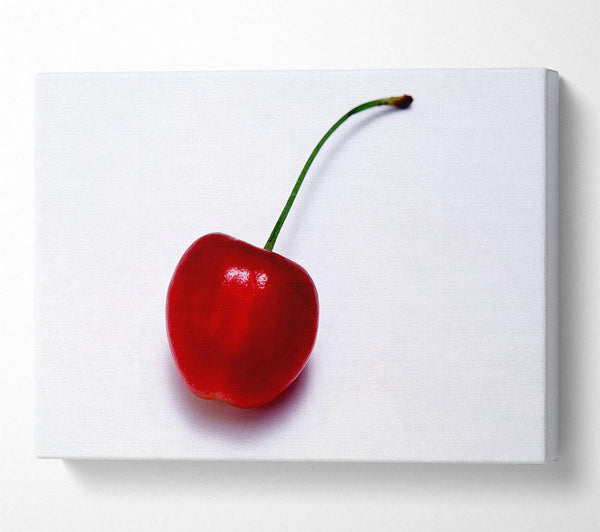  A Canvas Print of Single Cherry Canvas Print