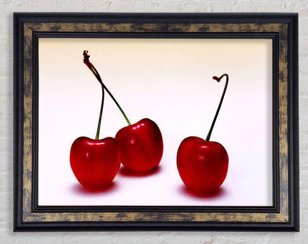 Cherry Trio Framed Print