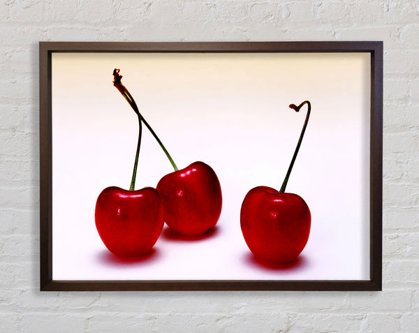 Cherry Trio Framed Print