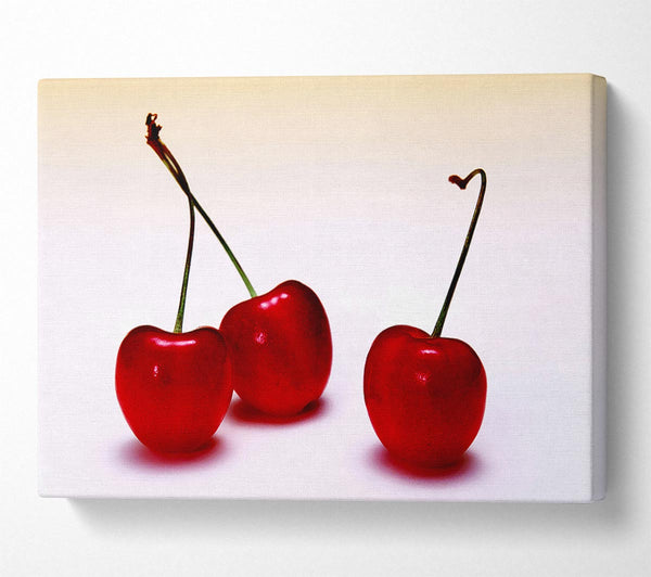  A Canvas Print of Cherry Trio Canvas Wall Art