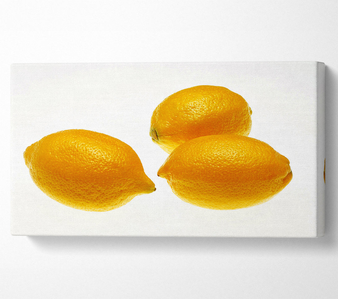  A Canvas Print of Lemon Trio Canvas Print
