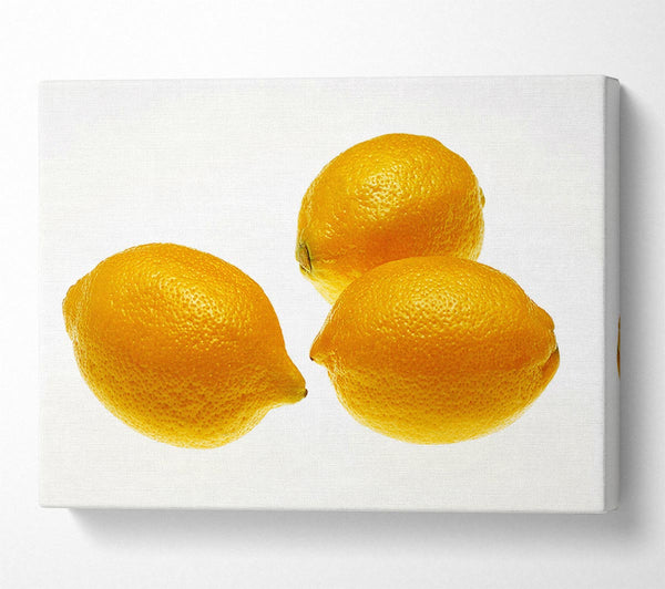  A Canvas Print of Lemon Trio Canvas Print