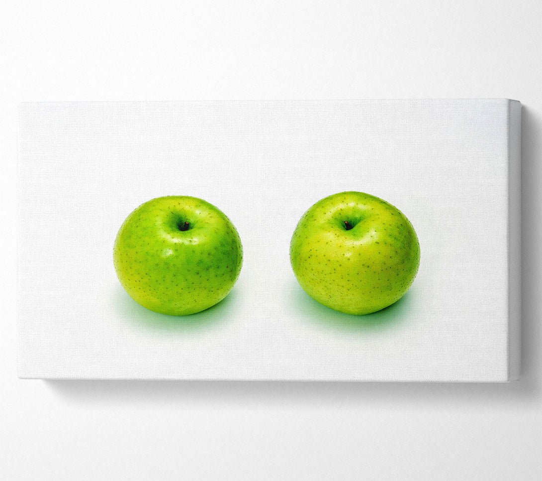  A Canvas Print of Apple Twins Canvas Print