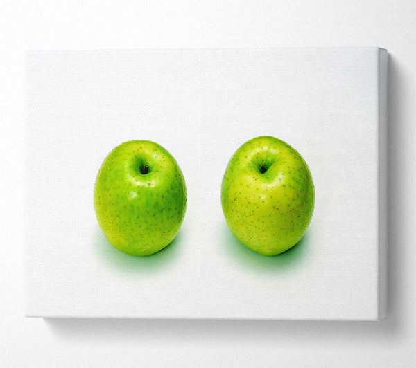  A Canvas Print of Apple Twins Canvas Print