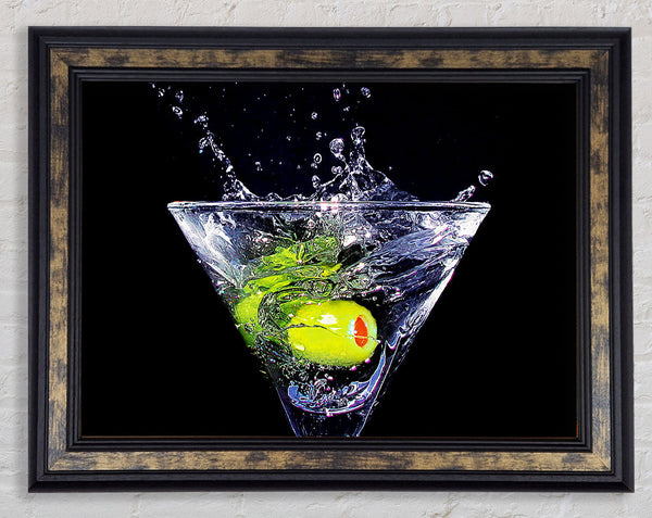 Olive Martini Framed Print