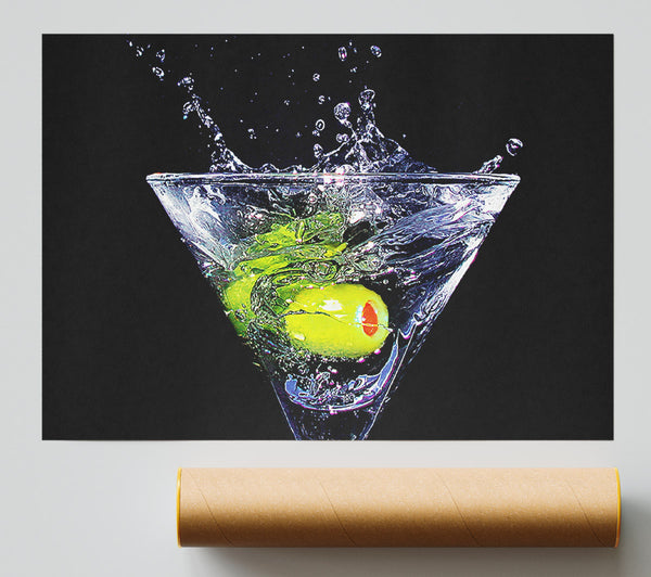 Olive Martini Poster