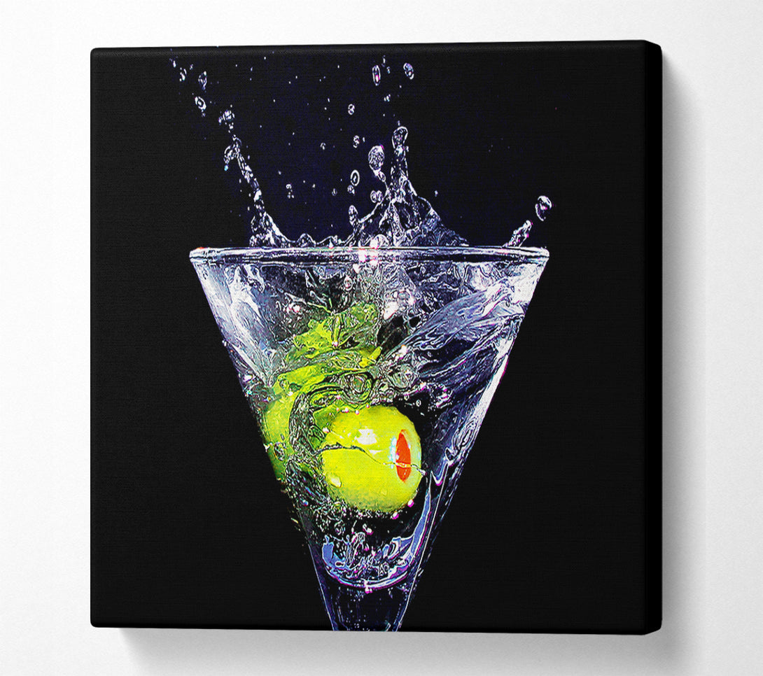  A Canvas Print of Olive Martini Canvas Wall Art