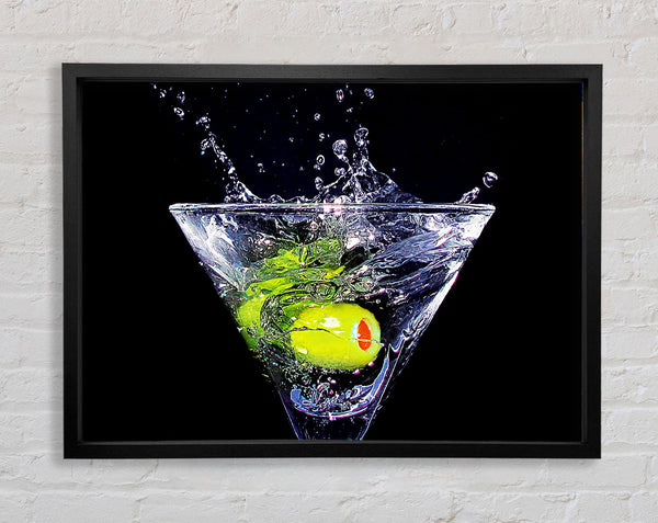 Olive Martini Framed Print