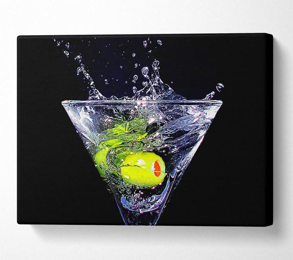  A Canvas Print of Olive Martini Canvas Wall Art