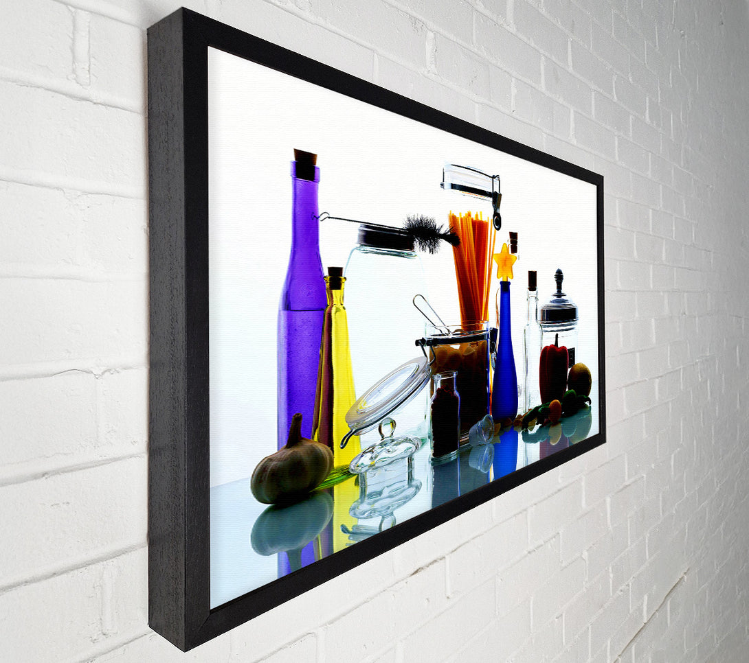  A Canvas Print of Kitchen Utensils Canvas Wall Art