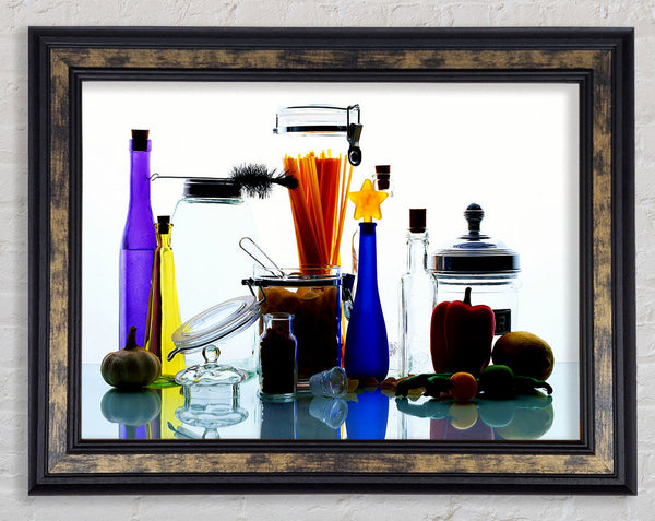Kitchen Utensils Framed Print