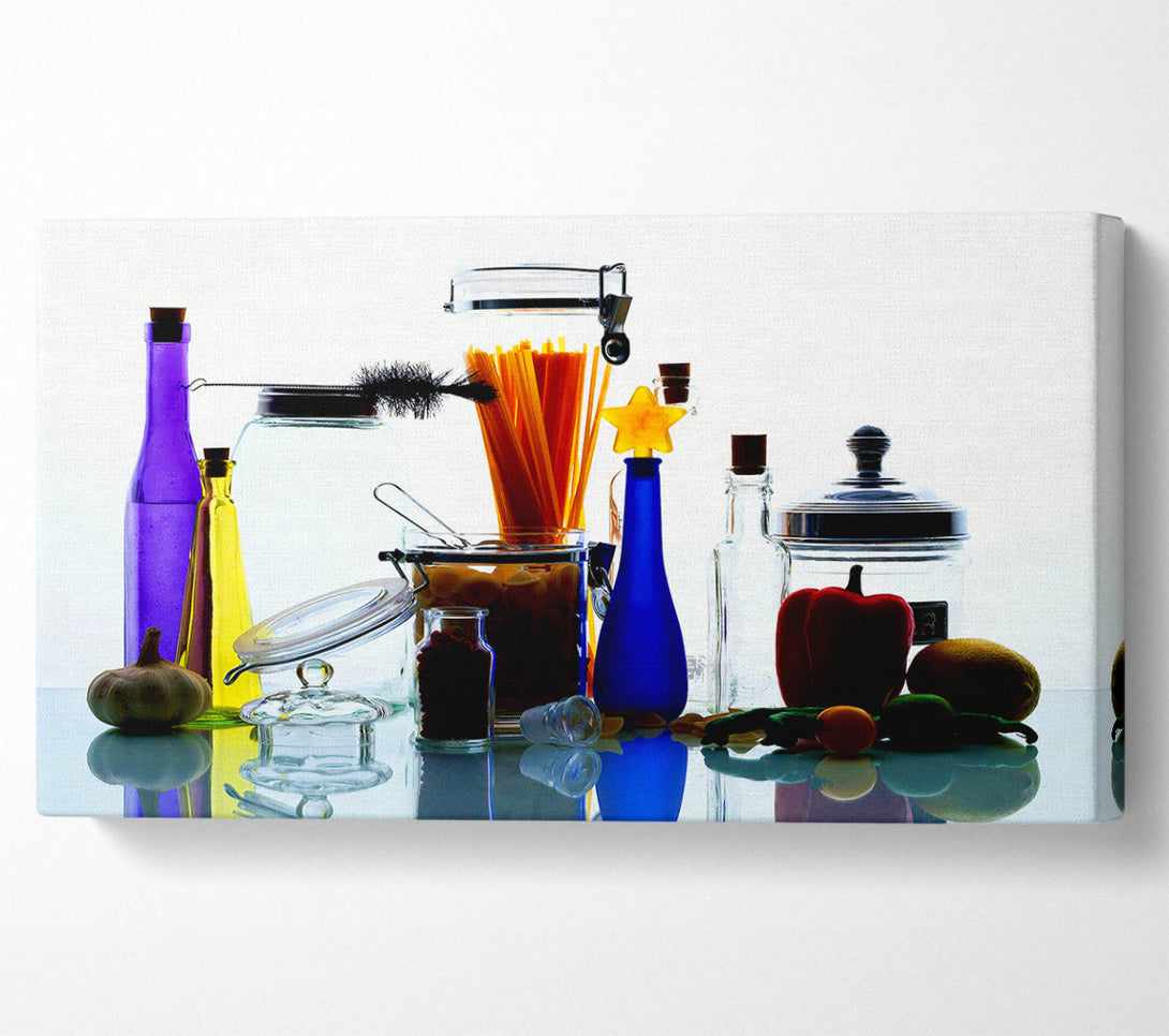  A Canvas Print of Kitchen Utensils Canvas Wall Art