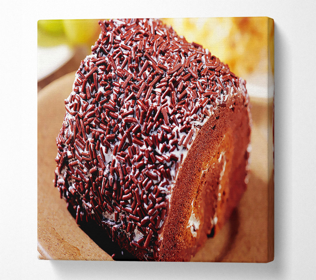 A Canvas Print of Chocolate Roll Canvas Art