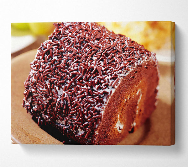  A Canvas Print of Chocolate Roll Canvas Art
