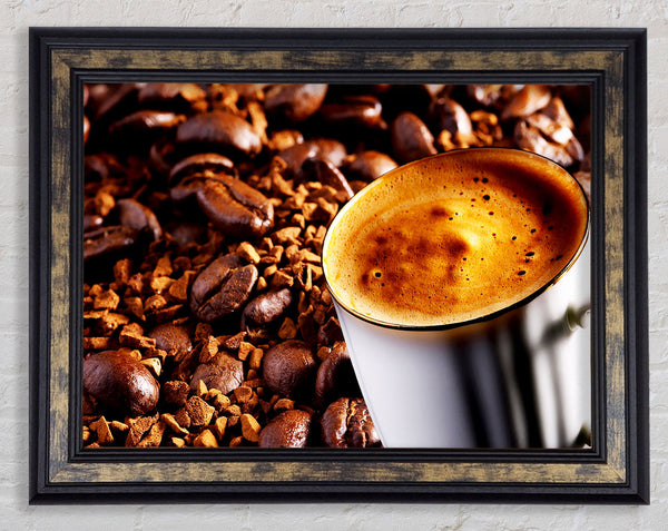 Coffee Bean Madness Framed Print