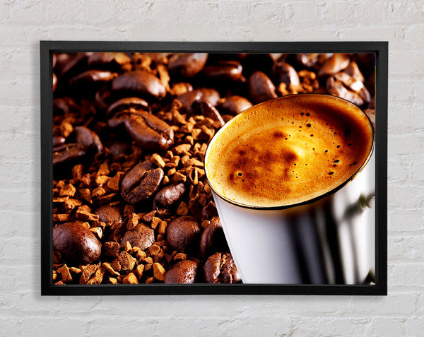 Coffee Bean Madness Framed Print