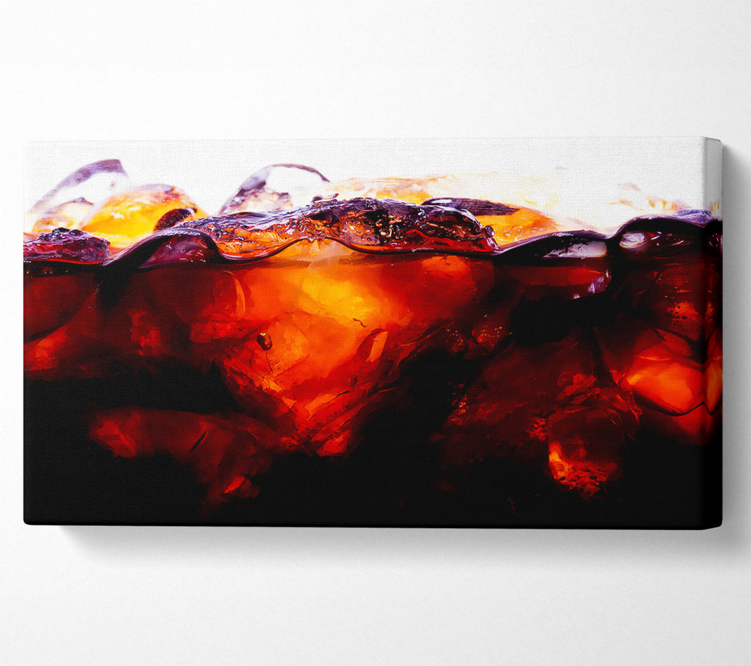  A Canvas Print of Cola Fizz Canvas Wall Art