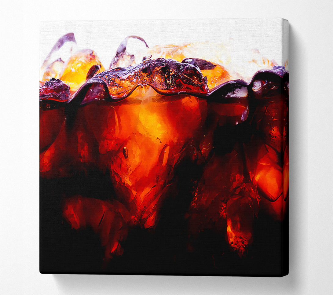  A Canvas Print of Cola Fizz Canvas Wall Art