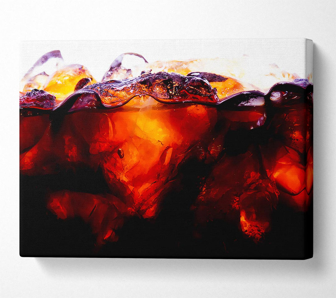  A Canvas Print of Cola Fizz Canvas Wall Art