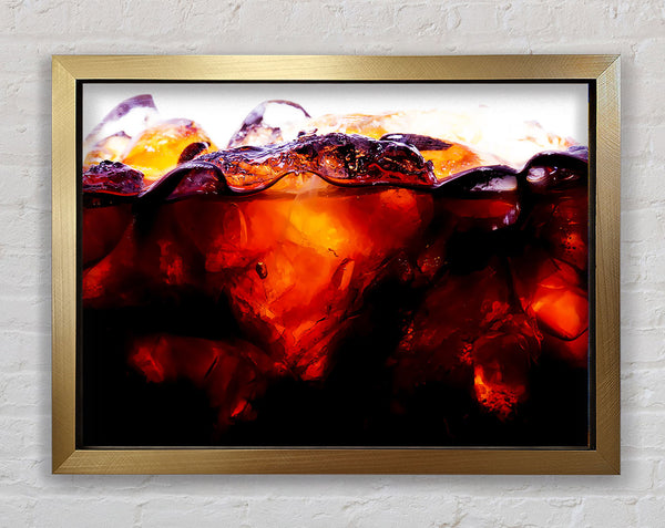 Cola Fizz Framed Print