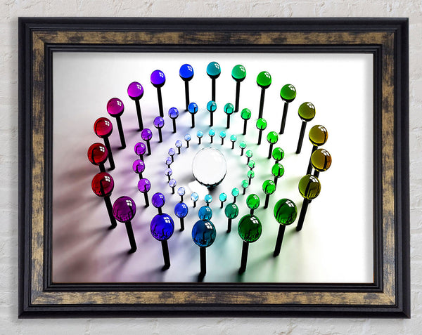 Lollypops Framed Print