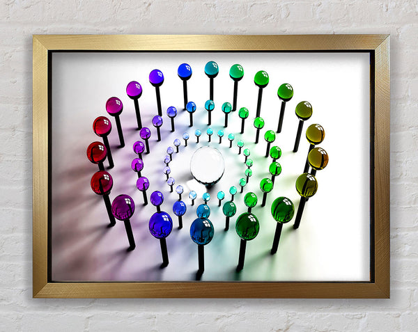 Lollypops Framed Print