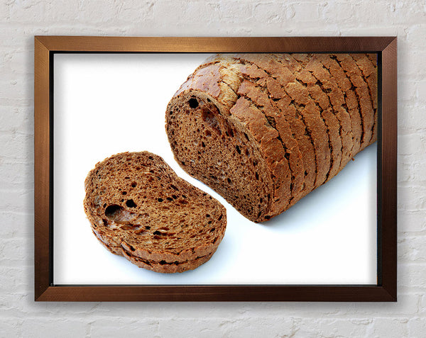 Brown Bread Framed Print
