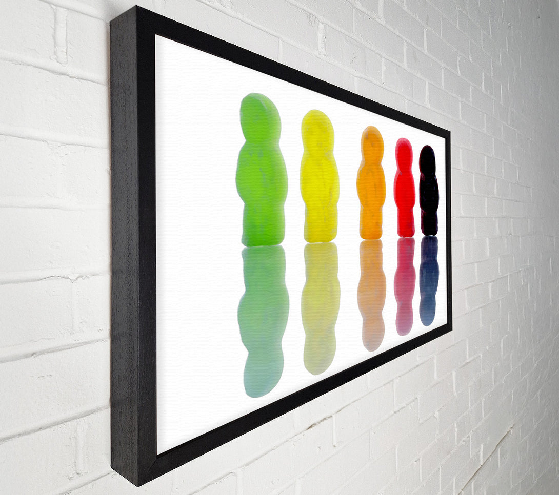  A Canvas Print of Jelly Baby March Canvas Wall Art
