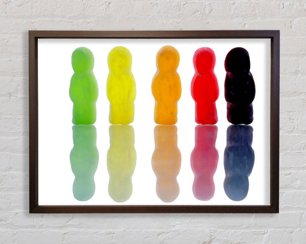 Jelly Baby March Framed Print
