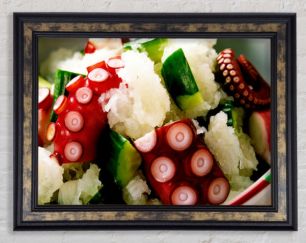 Sushi Salad Framed Print