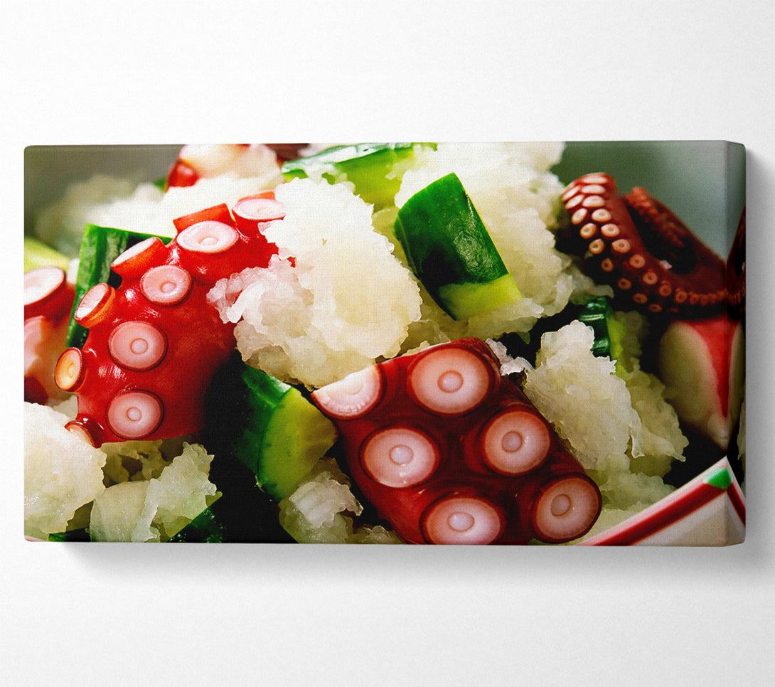  A Canvas Print of Sushi Salad Canvas Print