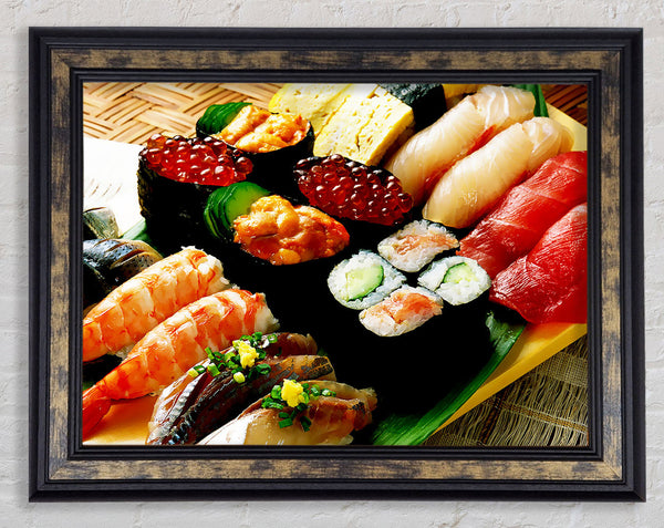 Sushi Bar Framed Print