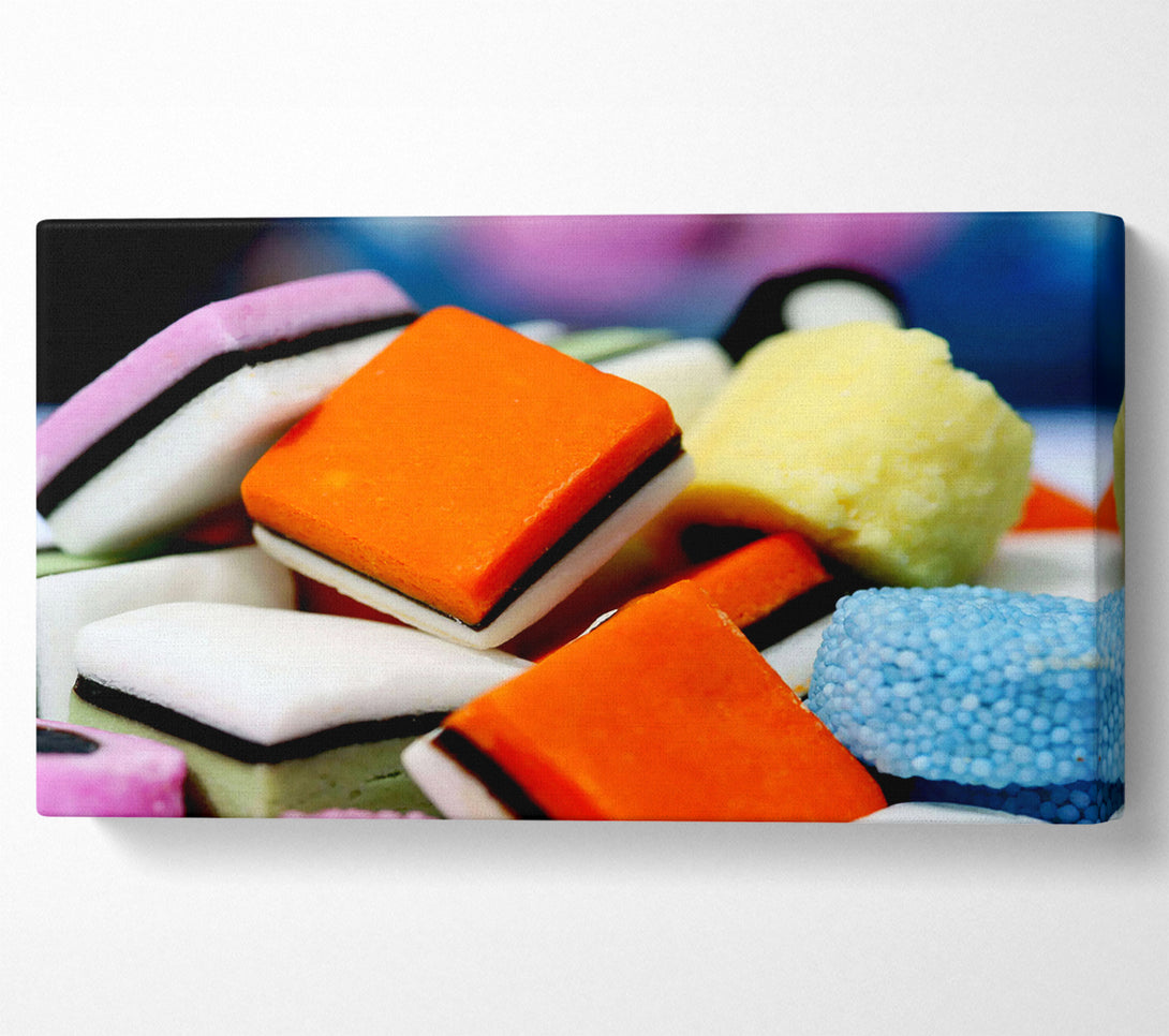  A Canvas Print of Liquorice Allsorts Canvas Print