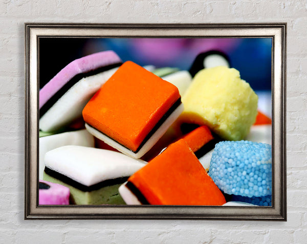 Liquorice Allsorts Framed Print
