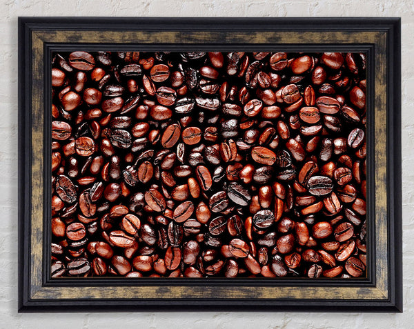 Just Coffee Beans Framed Print