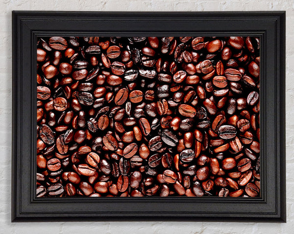 Just Coffee Beans Framed Print