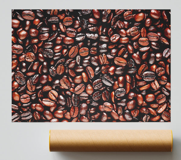 Just Coffee Beans Poster
