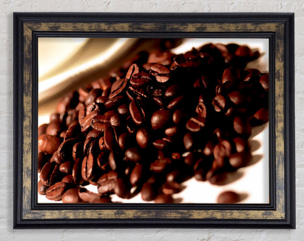 Coffee Bean Display Framed Print
