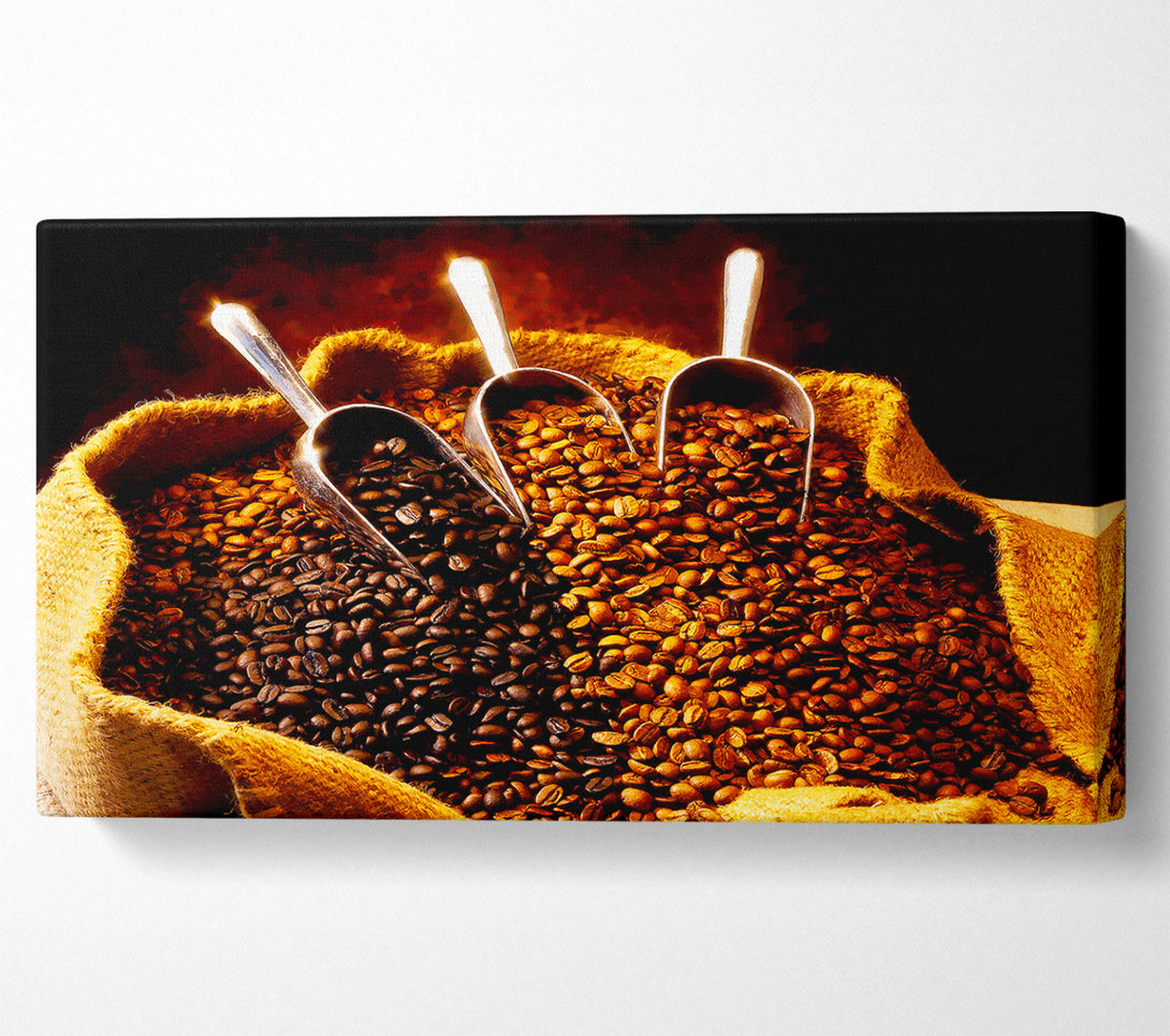  A Canvas Print of Coffee Bean Choice Canvas Print