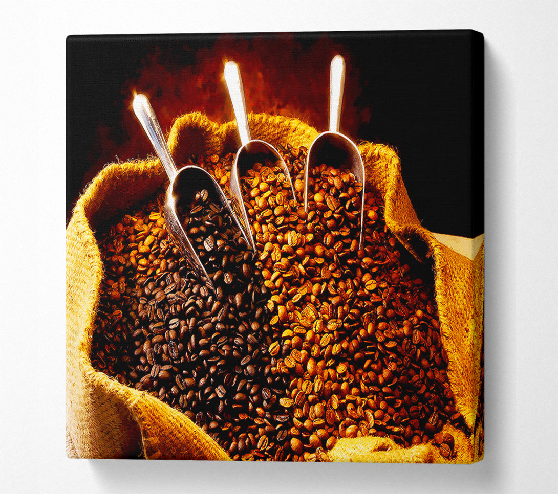 A Canvas Print of Coffee Bean Choice Canvas Print