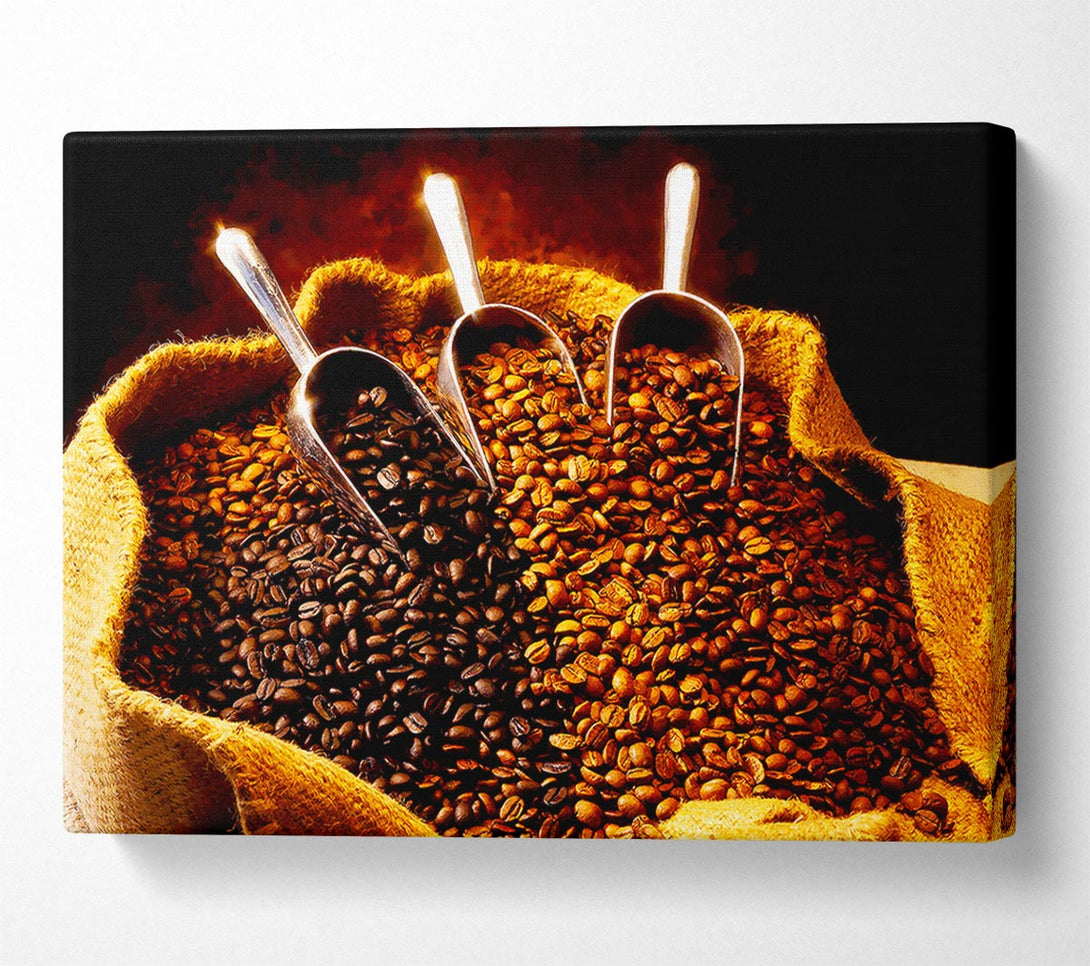  A Canvas Print of Coffee Bean Choice Canvas Print
