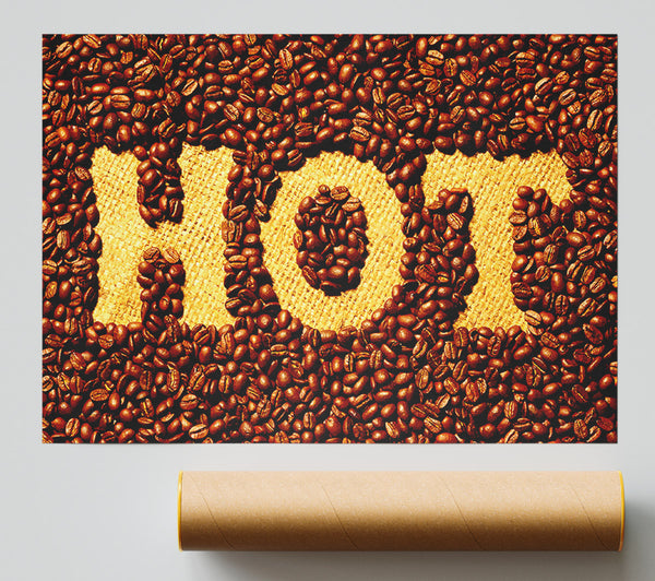 Hot Coffee Beans Print