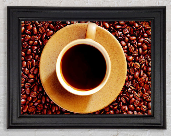 Coffee Bean Galour Framed Print