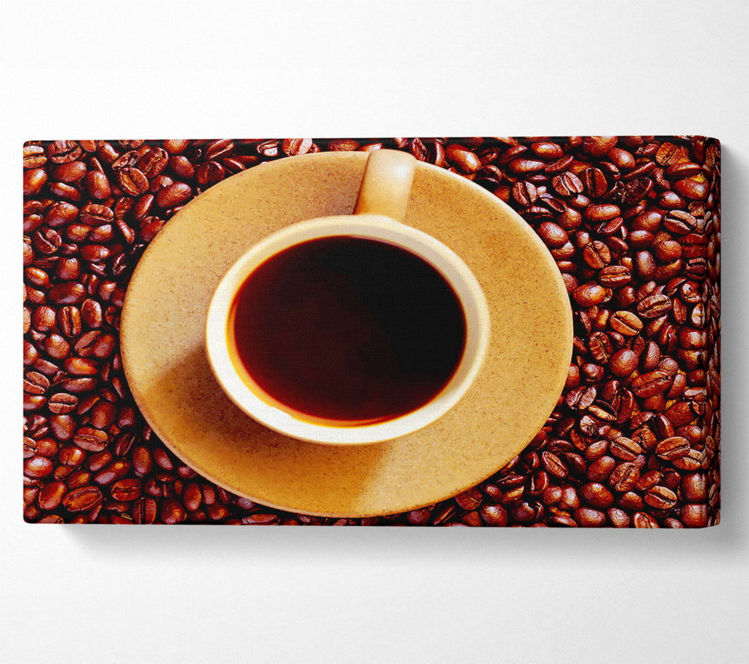  A Canvas Print of Coffee Bean Galour Canvas Wall Art