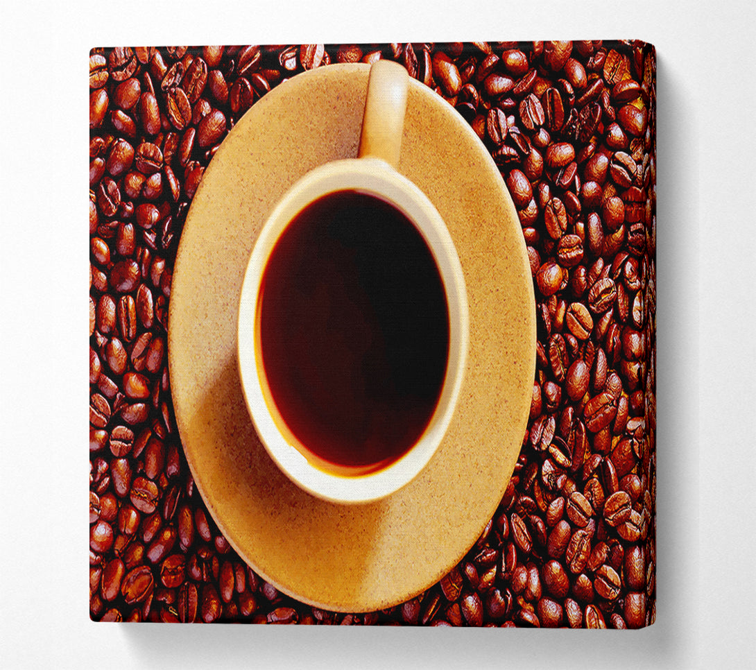  A Canvas Print of Coffee Bean Galour Canvas Wall Art
