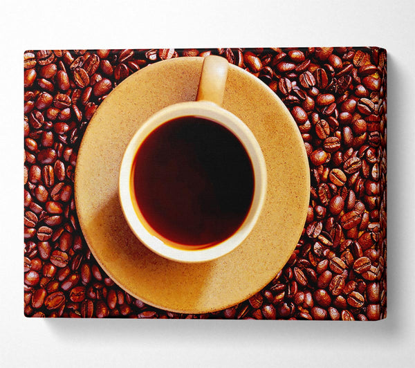 A Canvas Print of Coffee Bean Galour Canvas Wall Art