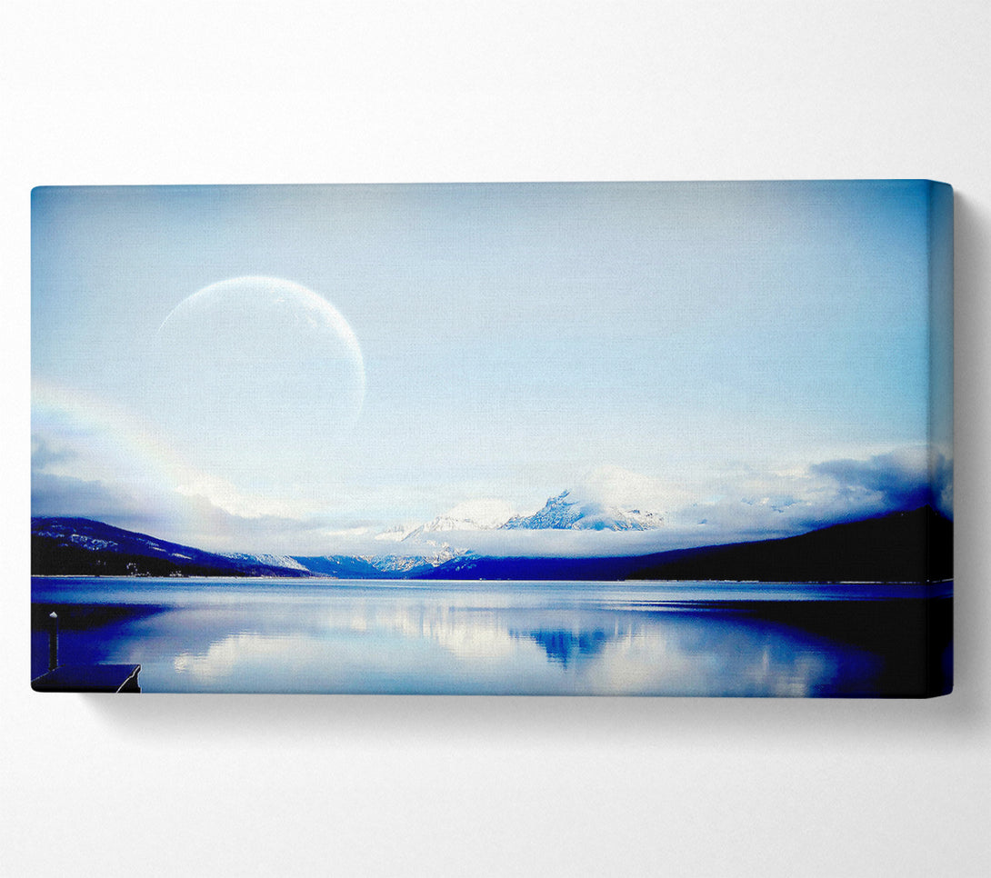  A Canvas Print of Planet Landscape Canvas Wall Art