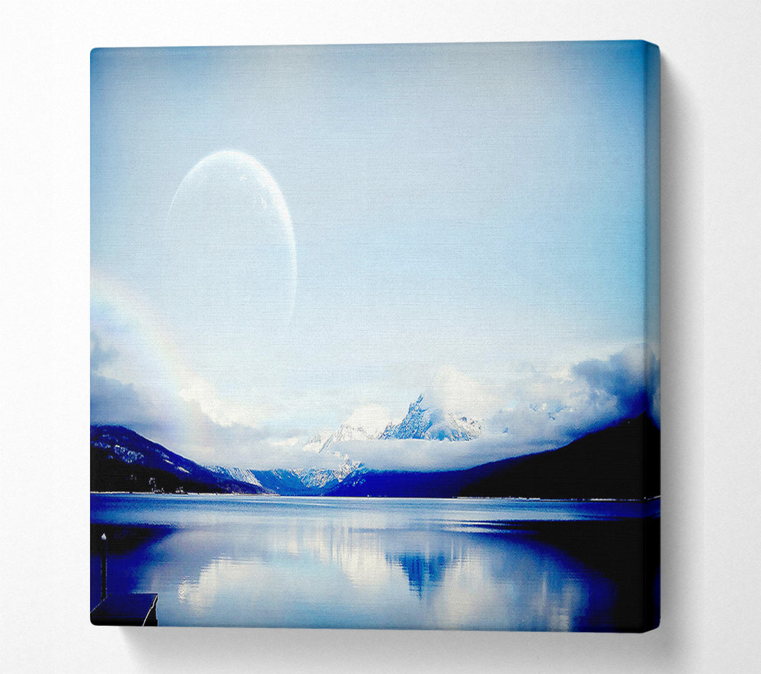  A Canvas Print of Planet Landscape Canvas Wall Art