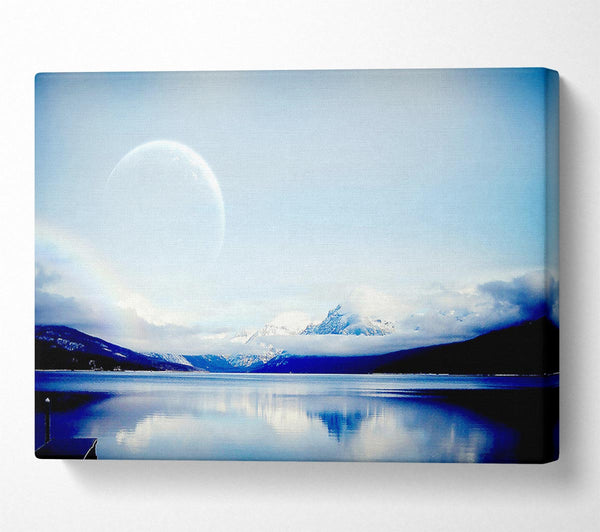  A Canvas Print of Planet Landscape Canvas Wall Art