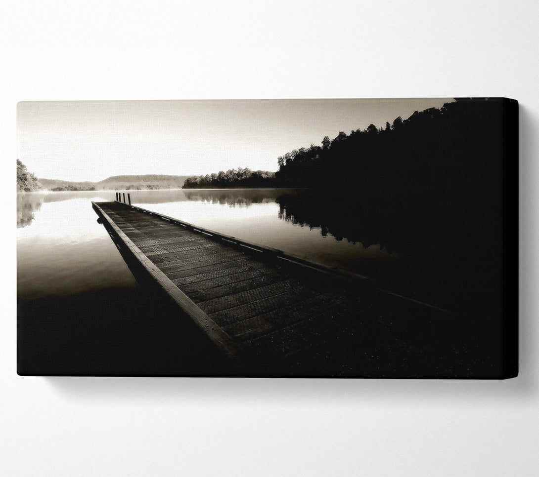  A Canvas Print of Vintage Dock Canvas Art